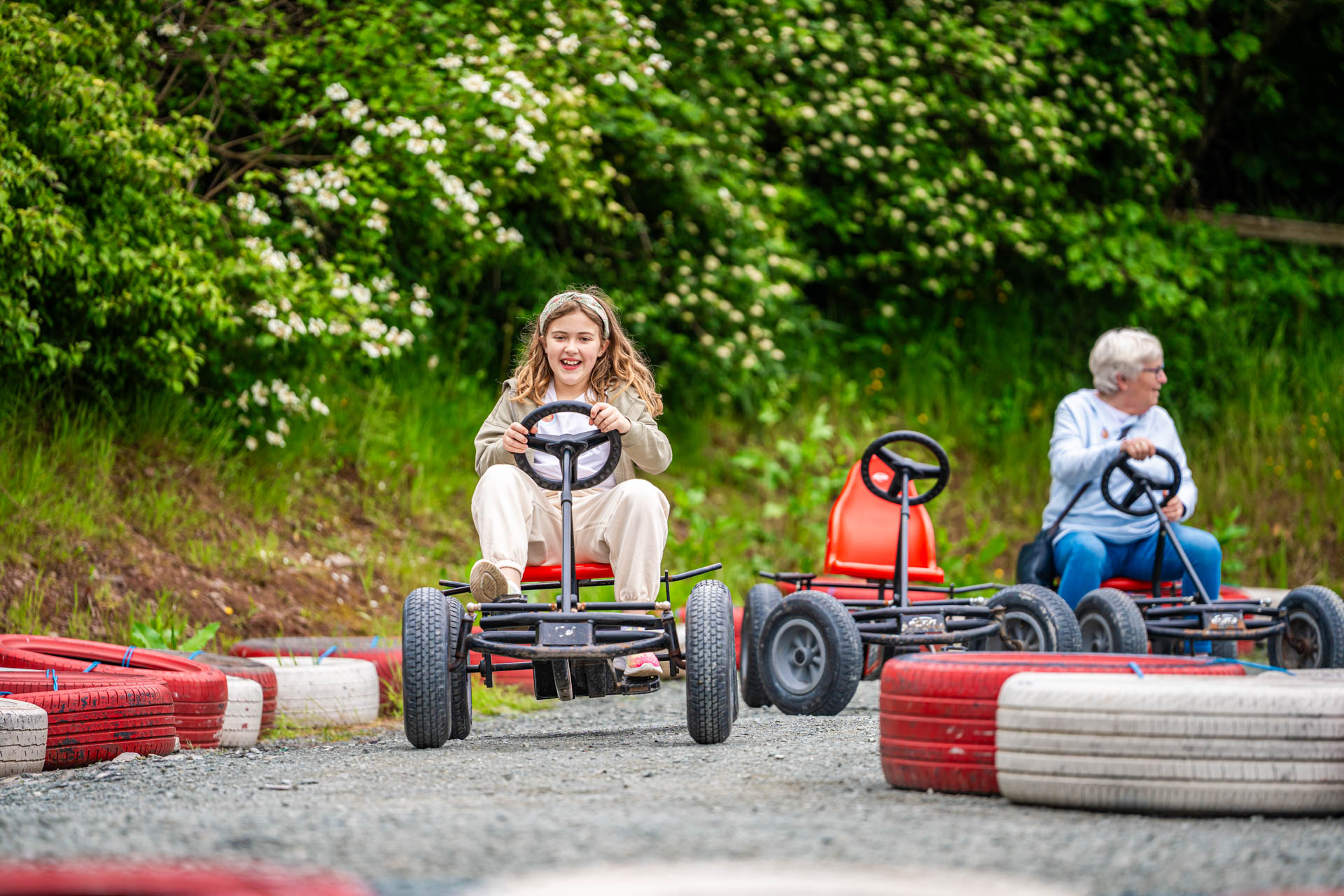 Unsupervised farm play at Cantref Summer Nights