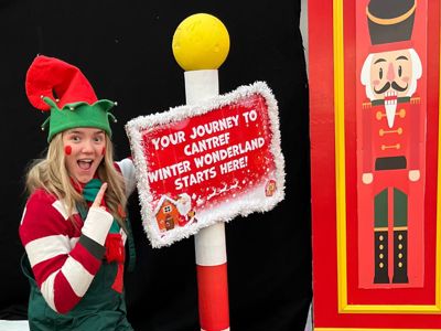 Santa's Elf at Cantref Adventure Farm Christmas Experience