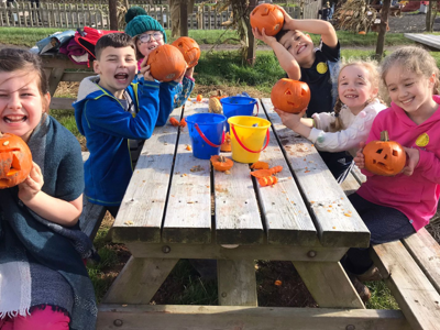 Pumpkin Carving at Cantref